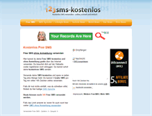 Tablet Screenshot of 123sms-kostenlos.de